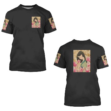Discover Disney Mulan Floral 3D T Shirts