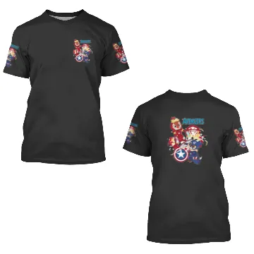 Discover Disney Chip And Dale Avengers 3D T Shirts, Chip And Dale 3D T Shirts