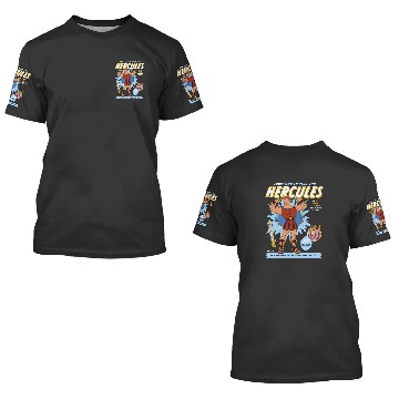 Discover Vintage Disney Hercules Action Figure Poster 3D T Shirts