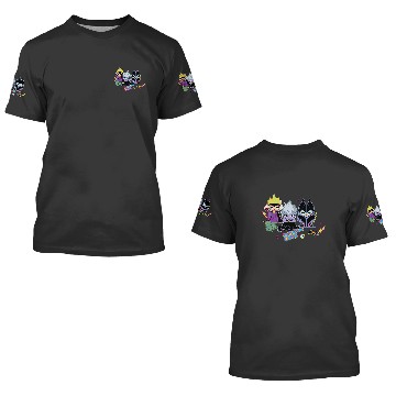 Discover Disney Villains Chibi Dont Call Us Cute 3D T Shirts