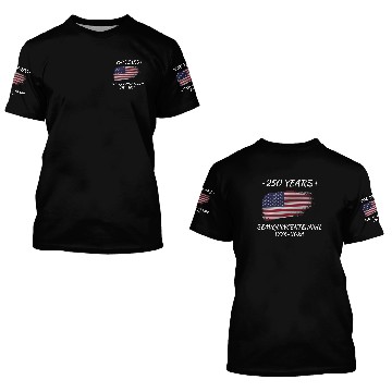 Discover America 250th Anniversary 3D T Shirts