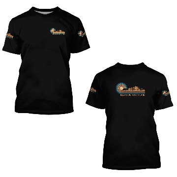 Discover Keep It Weird Portland Oregon Skyline Retrokeep it 3D T Shirts