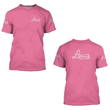 Discover Leica Script Logo (White) 3D T Shirts
