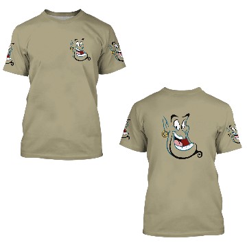 Discover Disney Aladdin Genie Face Costume 3D T Shirts