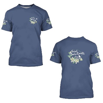 Discover St. Maria Goretti Purity Catholic Saints Lily Symb 3D T Shirts
