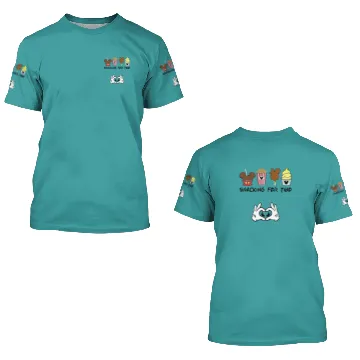 Discover Snacking For Two Pregnancy Announcement Disney 3D T Shirts