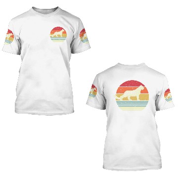 Discover Snow Leopard Baseball 3D T Shirts. Retro Style Baseball 3D T Shirts