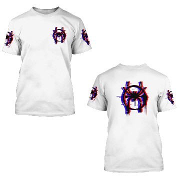 Discover 3D Spiderverse Logo 3D T Shirts