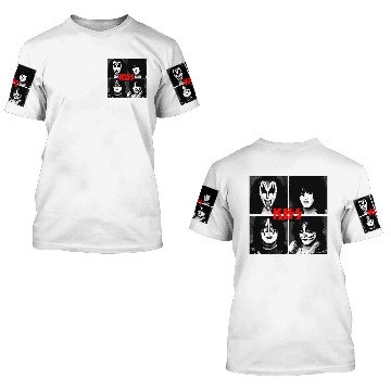 Discover Kiss Band 3D T Shirts