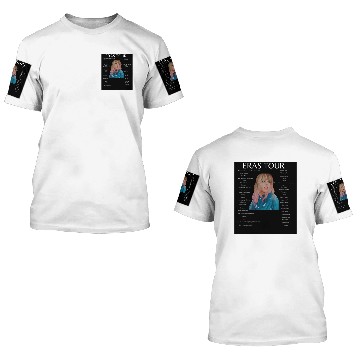 Discover Eras Tour Setlist 3D T Shirts
