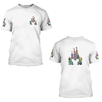 Discover Disney Castle Sublimation Mickey 3D T Shirts