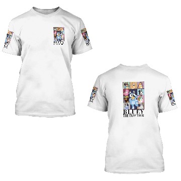 Discover BlueyDad Eras Tour classique Zip 3D T Shirts