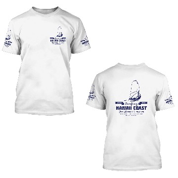 Discover Hawaii Coast Windsurfing - Windsurfer 3D T Shirts