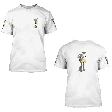 Discover Jazz Musician Drawing 3D T Shirts