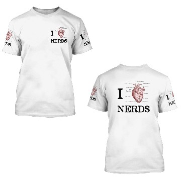 Discover I Heart Nerds 3D T Shirts