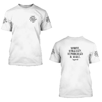 Discover White Straight Republican Male Triggered 3D T Shirts