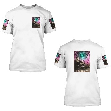 Discover Nikola Tesla's AC Electricity Inspiring Science 3D T Shirts