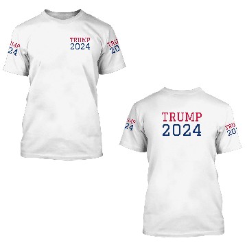 Discover Trump Snowflake Red White & Blue 3D T Shirts