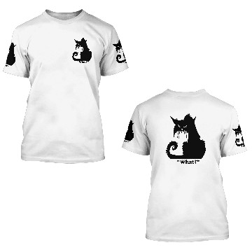 Discover Cat What 3D T Shirts
