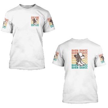 Discover Barn Dancing Barn Dancing - Barn Dance 3D T Shirts