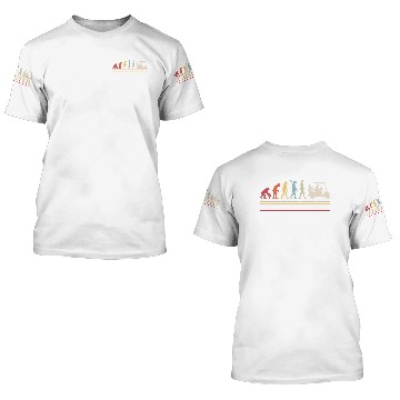 Discover Funny Golf 3D T Shirts. Retro Style Evolution Of Man 3D T Shirts