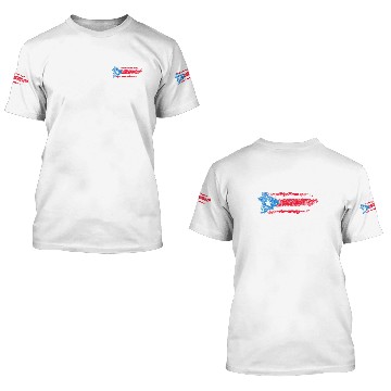Discover Puerto Rico Island Flag 3D T Shirts