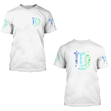Discover Womens Virgo Zodiac 3D T Shirts