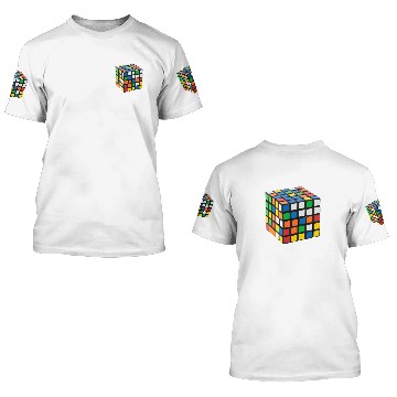 Discover Rubik's cube - Rubiks Cube - 3D T Shirts