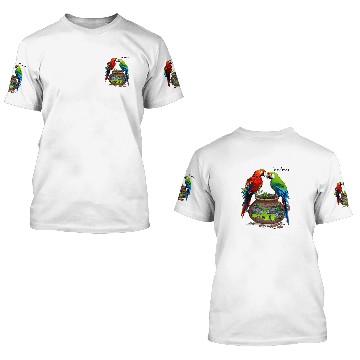 Discover Honduras, Copan Maya Loros 3D T Shirts
