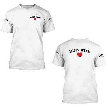 Discover Army Wife 3D T Shirts