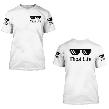 Discover thug life simple 3D T Shirts