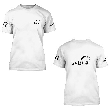 Discover Skydive Paraglider Parachuting Skydiving Paramotor Evolution 3D T Shirts