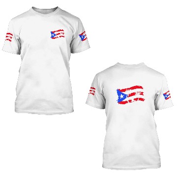 Discover Distressed Style Puerto Rico Frog 3D T Shirts