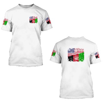 Discover Usa Afghanistan Flag 3D T Shirts