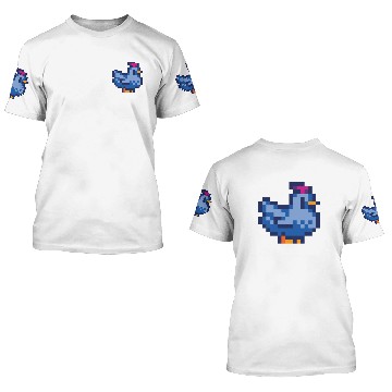 Discover Stardew Valley Blue Chicken 3D T Shirts