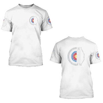 Discover Archery Target Bow And Arrow Vintage Gifts Archer 3D T Shirts