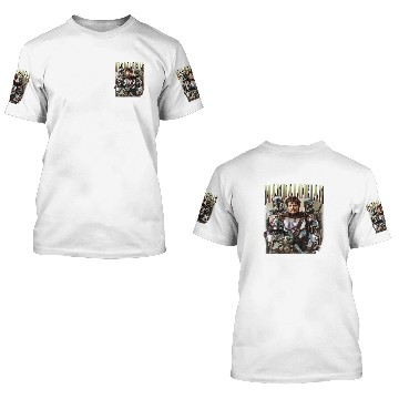 Discover Mandalorian Pedro Pascal Vintage 3D T Shirts