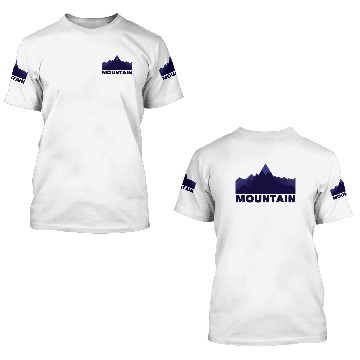 Discover Blue Mountain 3D T Shirts