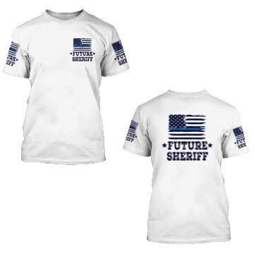 Discover Future Sheriff Law Enforcement 3D T Shirts