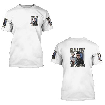 Discover Rauw Alejandro 90s retro rap 3D T Shirts