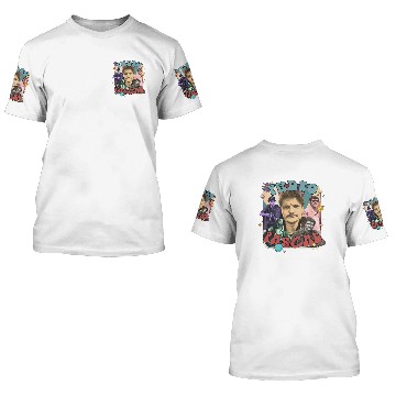 Discover Retro Pedro Pascal 3D T Shirts, Pedro Pascal Retro 90s, Javier Pea