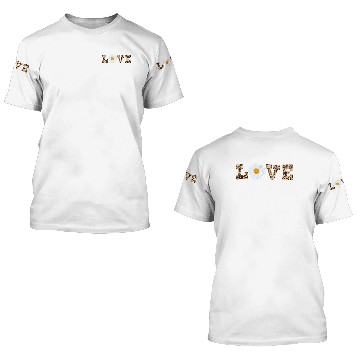 Discover Love Grandma Life Daisy Art Classic 3D T Shirts