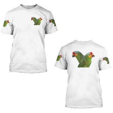 Discover red-fronted amazon 3D T Shirts