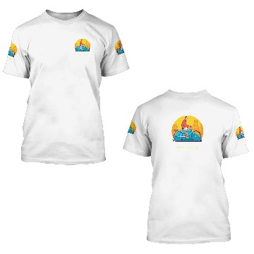 Discover Albuquerque New Mexico 80s Retro 3D T Shirts