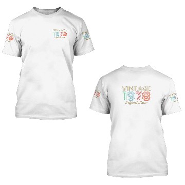 Discover Vintage 1978 Retro 70's 3D T Shirts