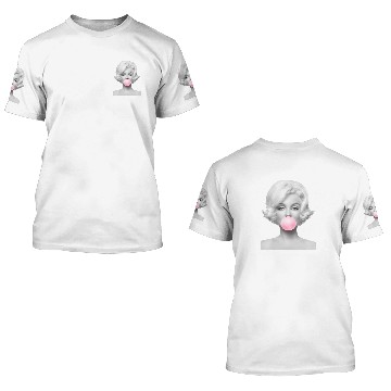 Discover Marilyn Monroe bubblegum 3D T Shirts