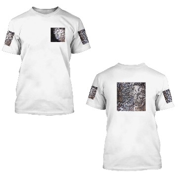 Discover Silver Sparkling Sequin Look 3D T Shirts