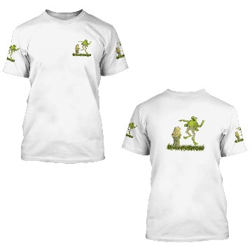 Discover Frog and toad are friends 3D T Shirts