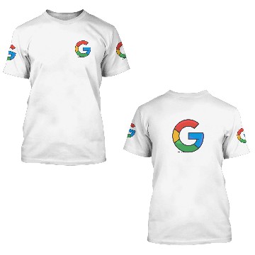 Discover Google Logo Merch 3D T Shirts