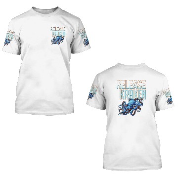 Discover Release the Kraken Great Octopus Monster 3D T Shirts